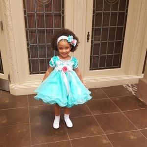 Little girls pageant dress